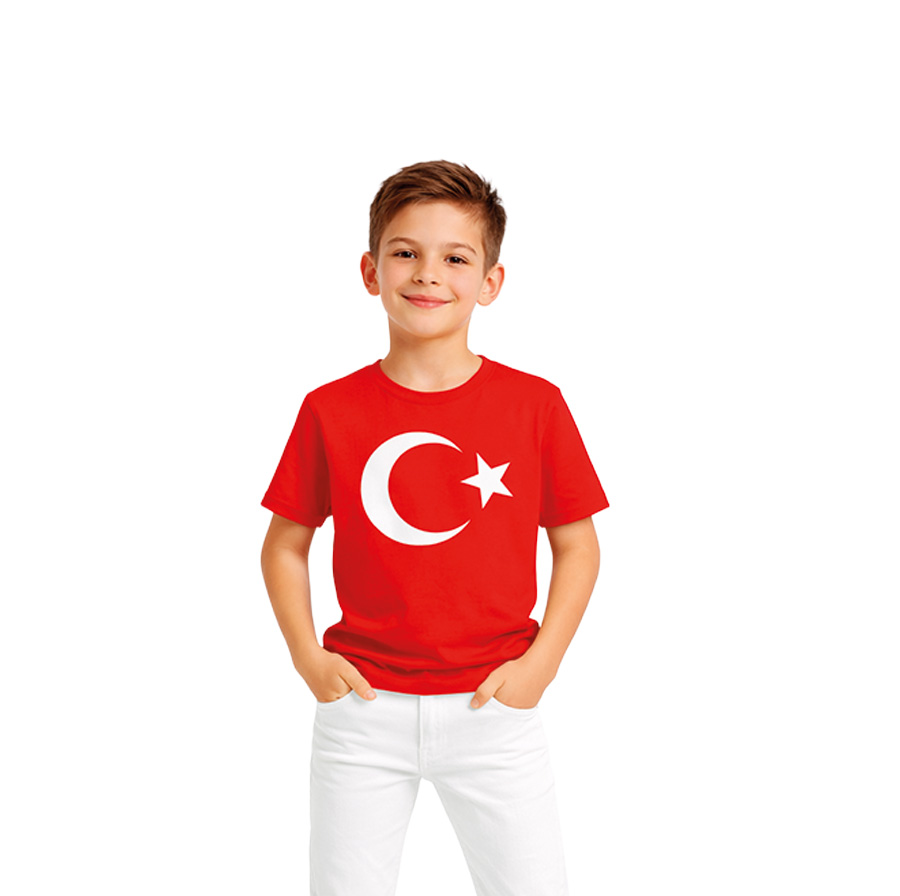 Premium Ay Yıldız Baskılı Unisex Tshirt