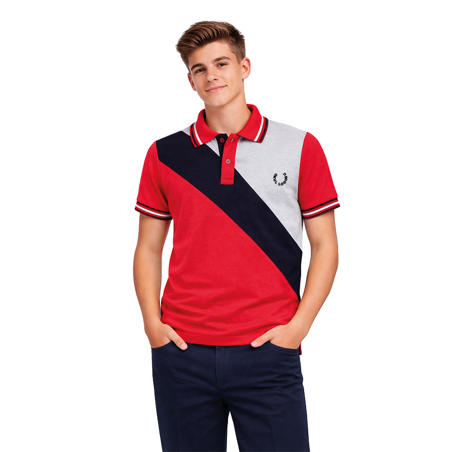 Çok Renkli Kısa Kol Polo Yaka Okul Üniforması