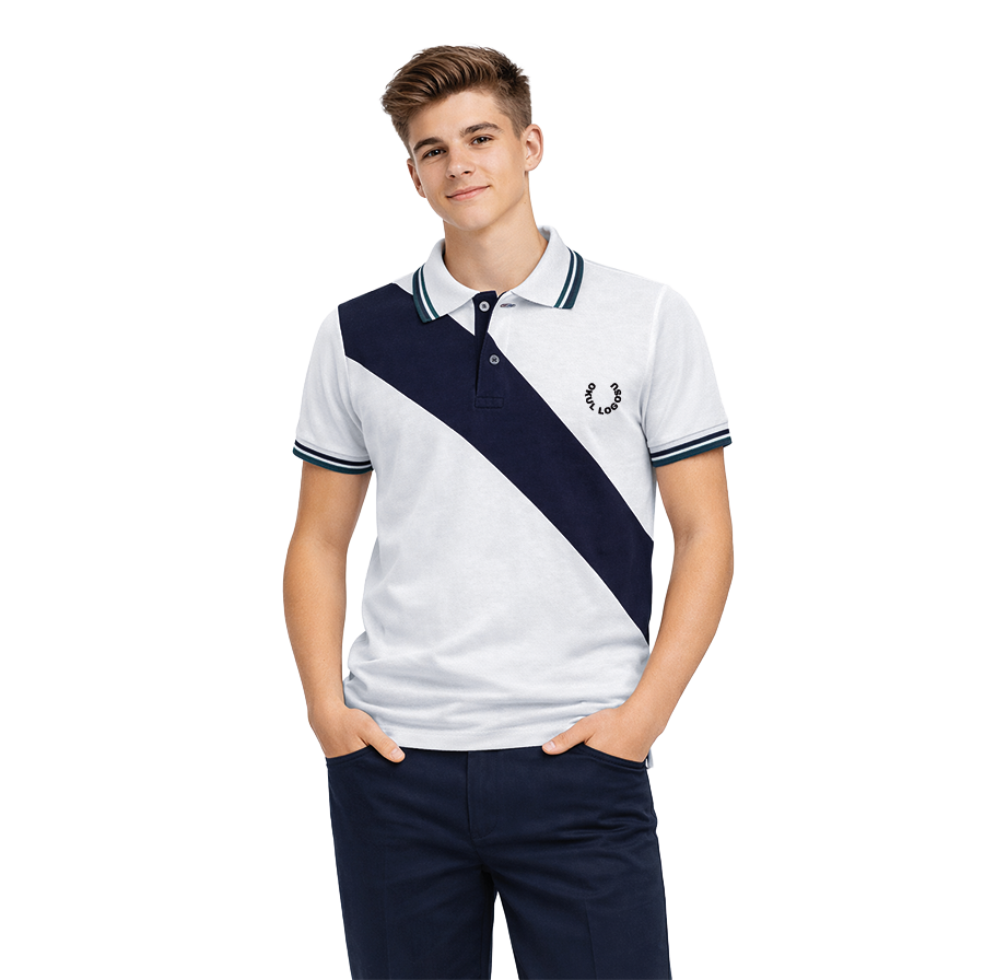 Çok Renkli Kısa Kol Polo Yaka Okul Üniforması