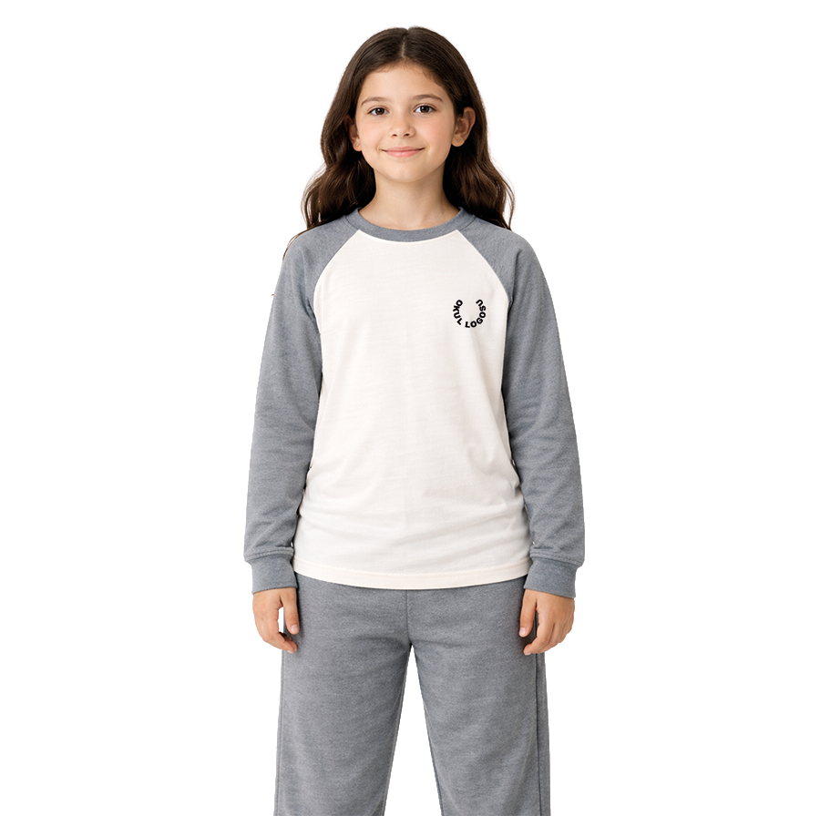 Reglan Uzun Kollu Okul Üniforması