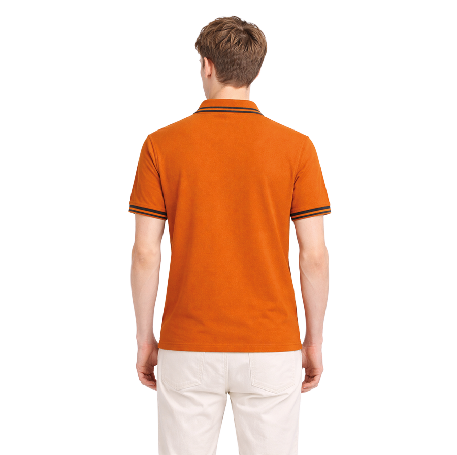Turuncu Polo Yaka Kısa Kol Okul Üniforması