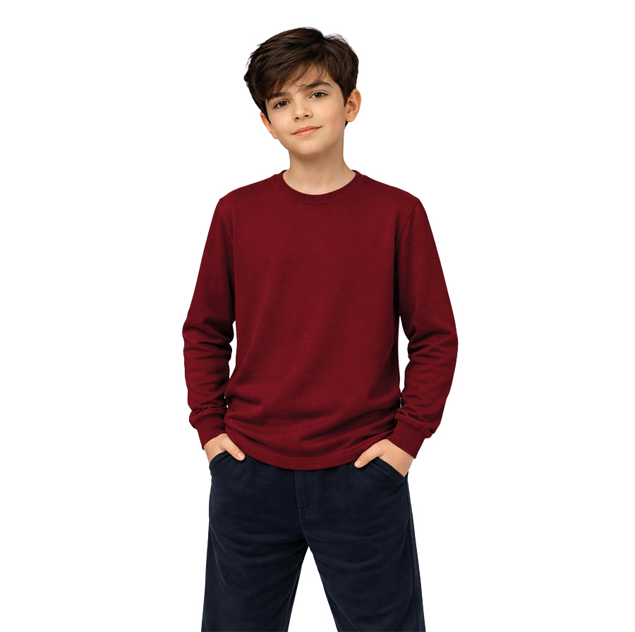 Selanik Kumaş Premium Uzun Kollu Tshirt