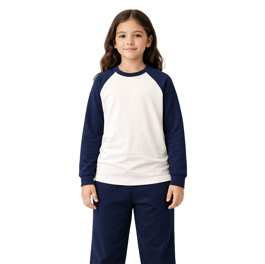 Reglan Uzun Kollu Okul Tshirt