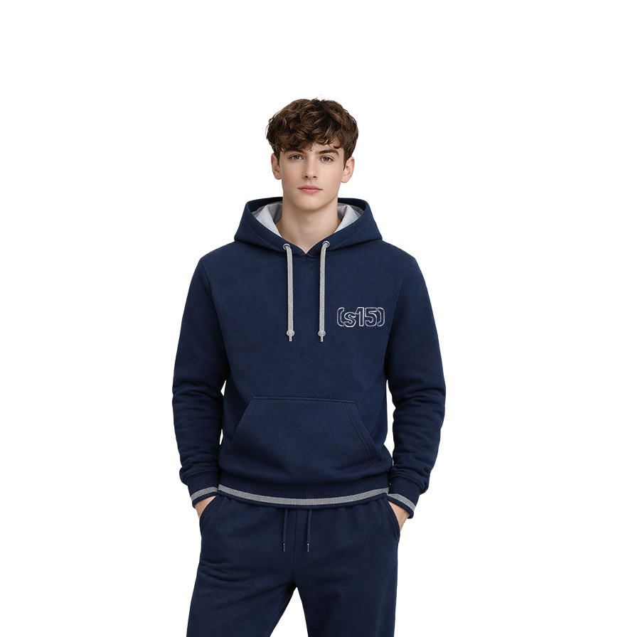 Premium Kapüşonlu 3 İplik Şardonlu Okul Sweatshirt