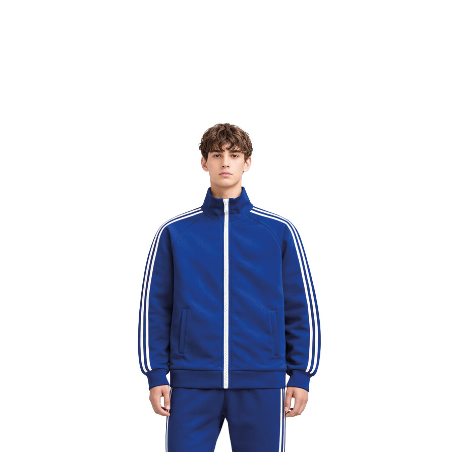 Fermuarlı Üç İplik Dik Yaka Okul Sweatshirt