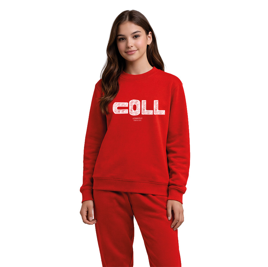 Premium Bisiklet Yaka Okul Sweatshirt