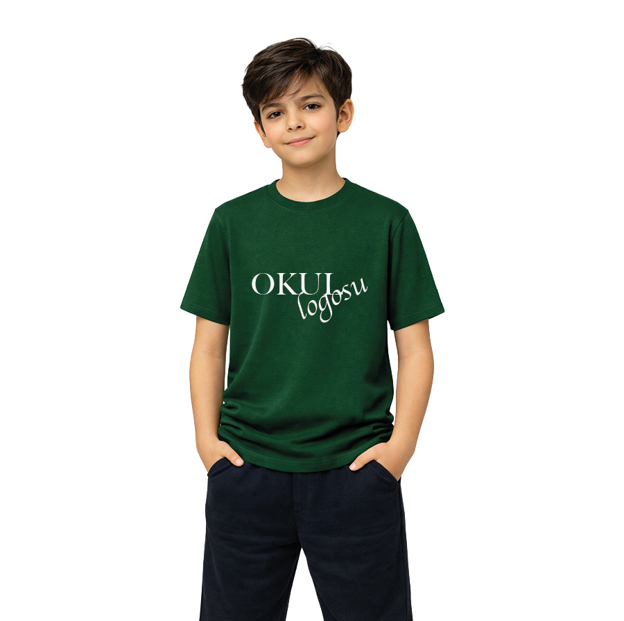 Bisiklet Yaka Kısa Kol Okul Üniforması