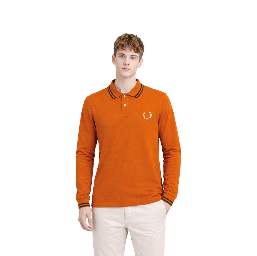 Selanik Kumaş  Uzun Kol Polo Yaka Okul üniforması